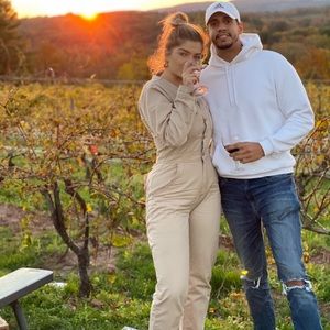 Nude Jumpsuit. Size 8